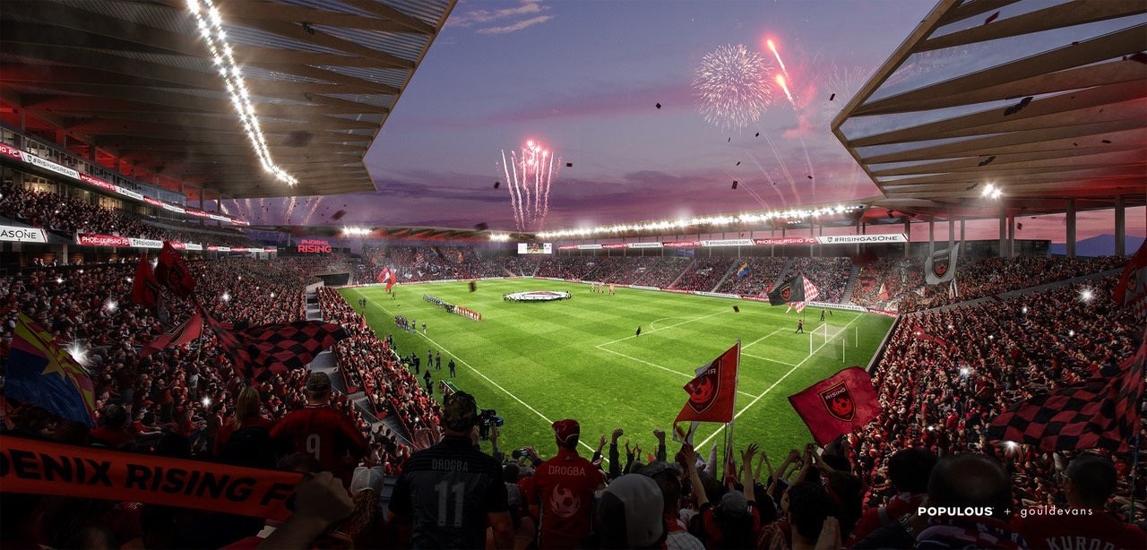 Phoenix Rising MLS Stadium Renderings are Here and They’re Amazing